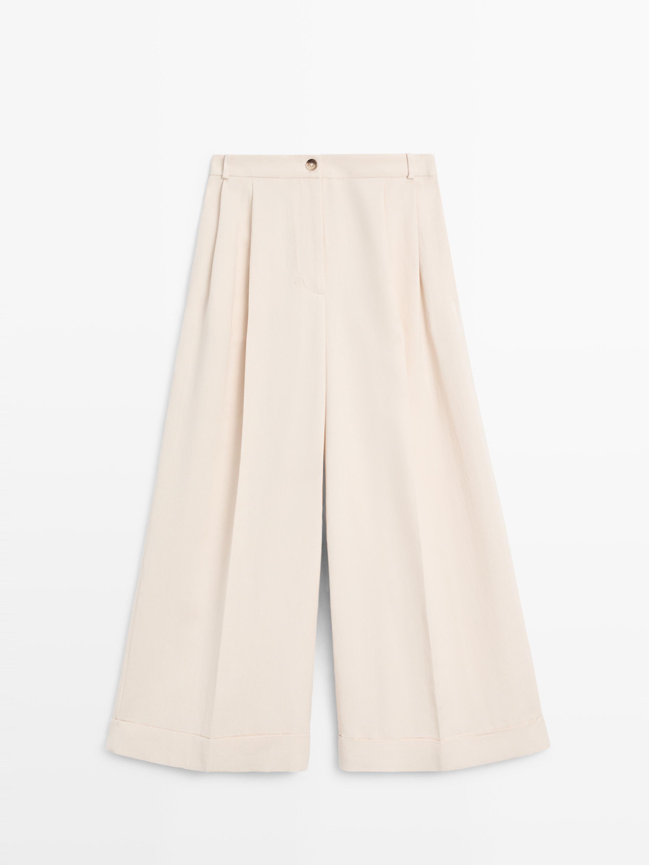 Pantalon fluide avec ourlet